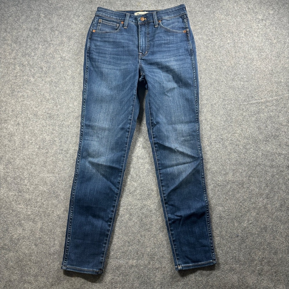 Madewell Jeans Women 28 Blue Curvy High-Rise Skinny Medium Wash Denim NEW